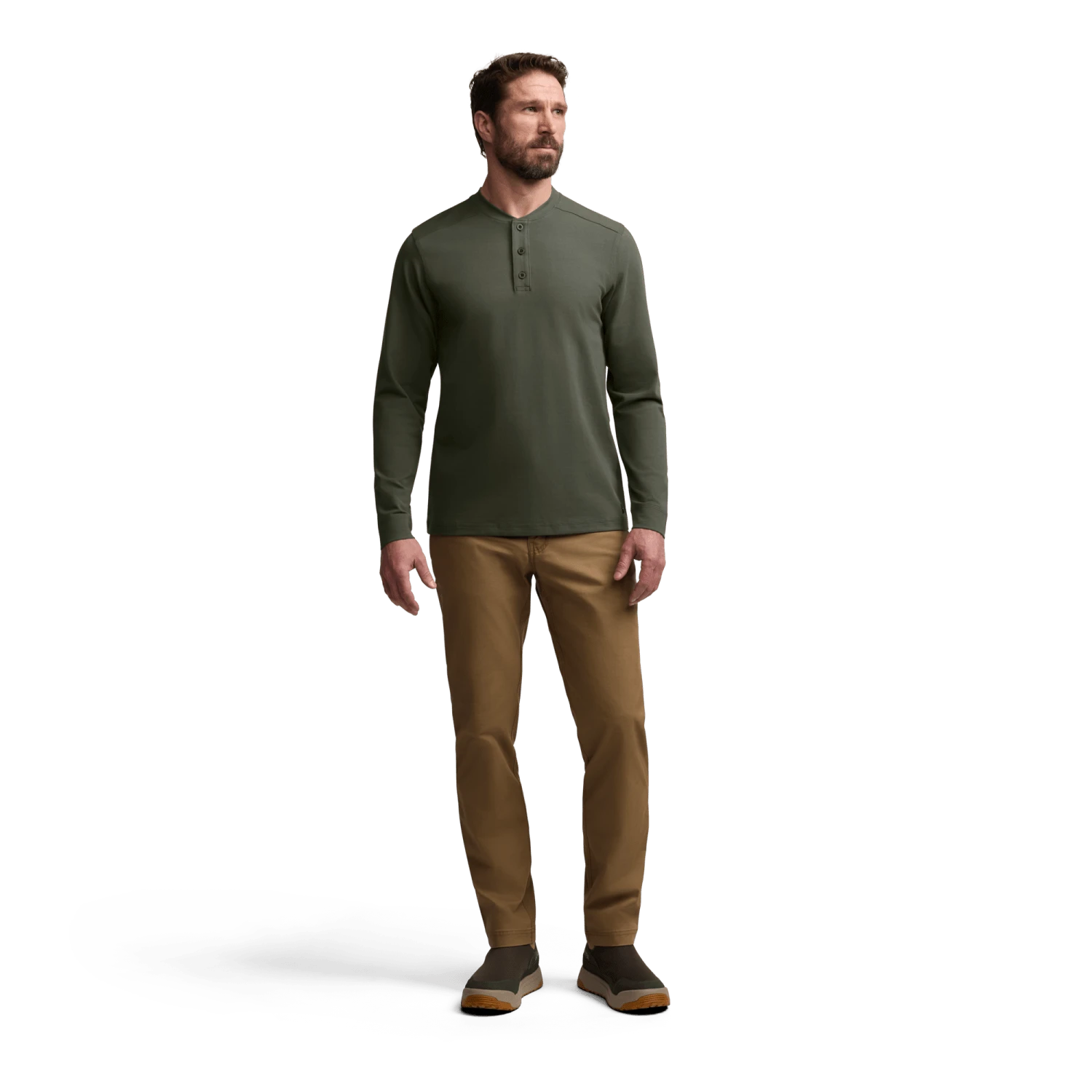Sitka Foothills Long Sleeve Henley - Image 3