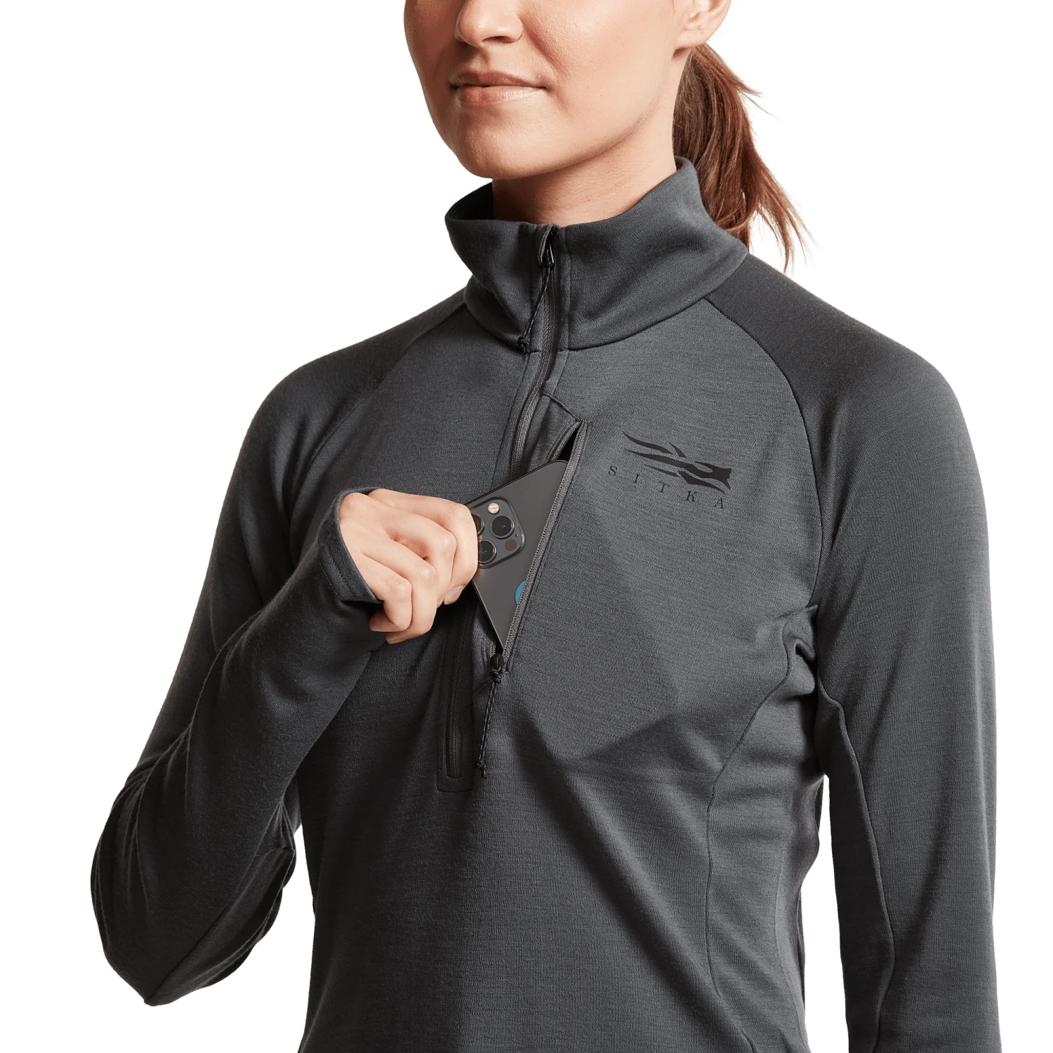 Sitka Women's Core Merino 220 Half-Zip - Image 5