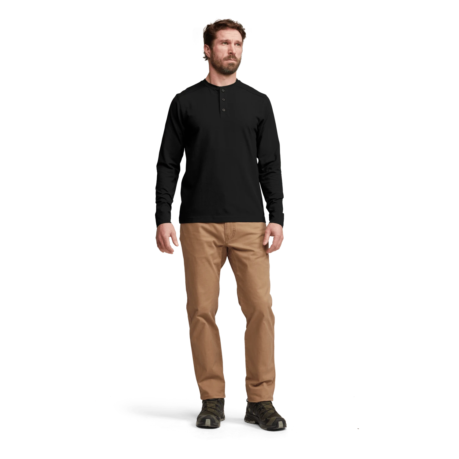 Sitka Foothills Long Sleeve Henley - Image 4