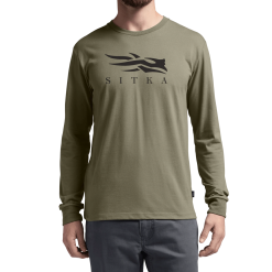 Alternative view of Sitka Icon Long Sleeve Crewneck Tee